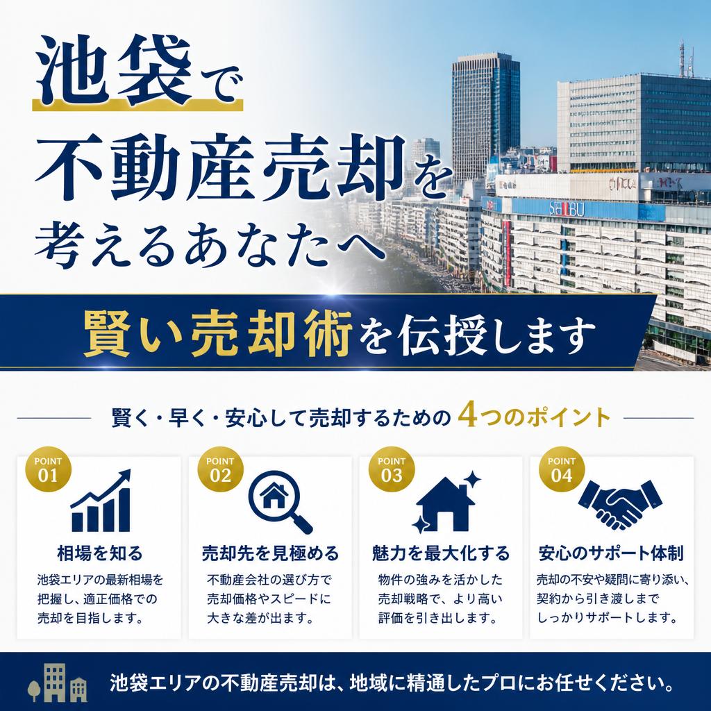 池袋で不動産売却を考えるあなたへ、賢い売却術を伝授します