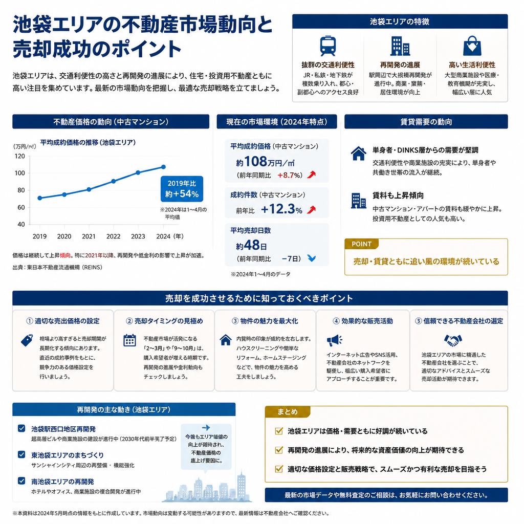 池袋エリアの市場動向：今が売り時？