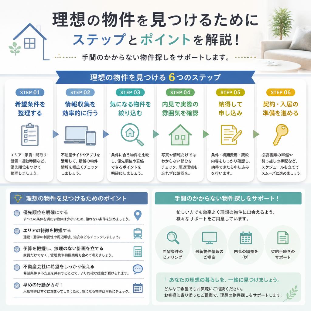 お客様に最適な物件探しの方法