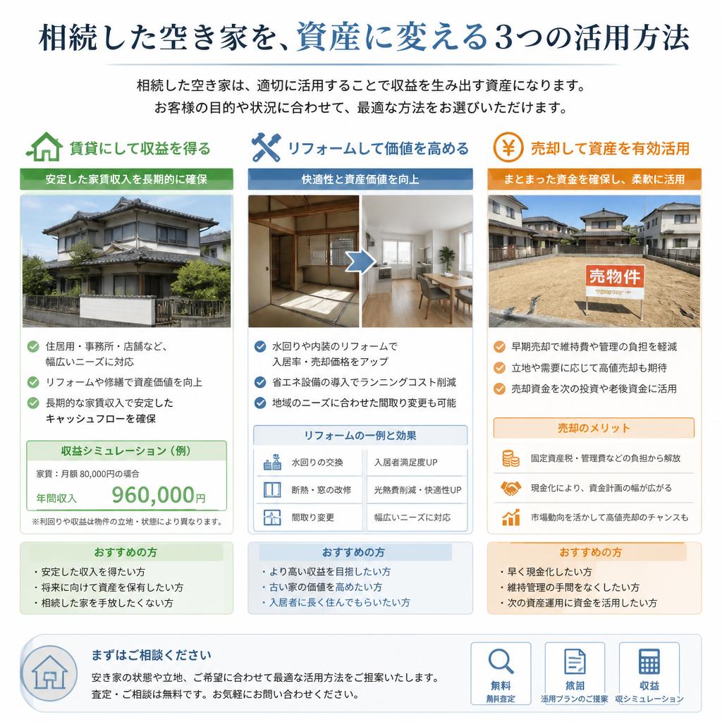 資産活用の具体例