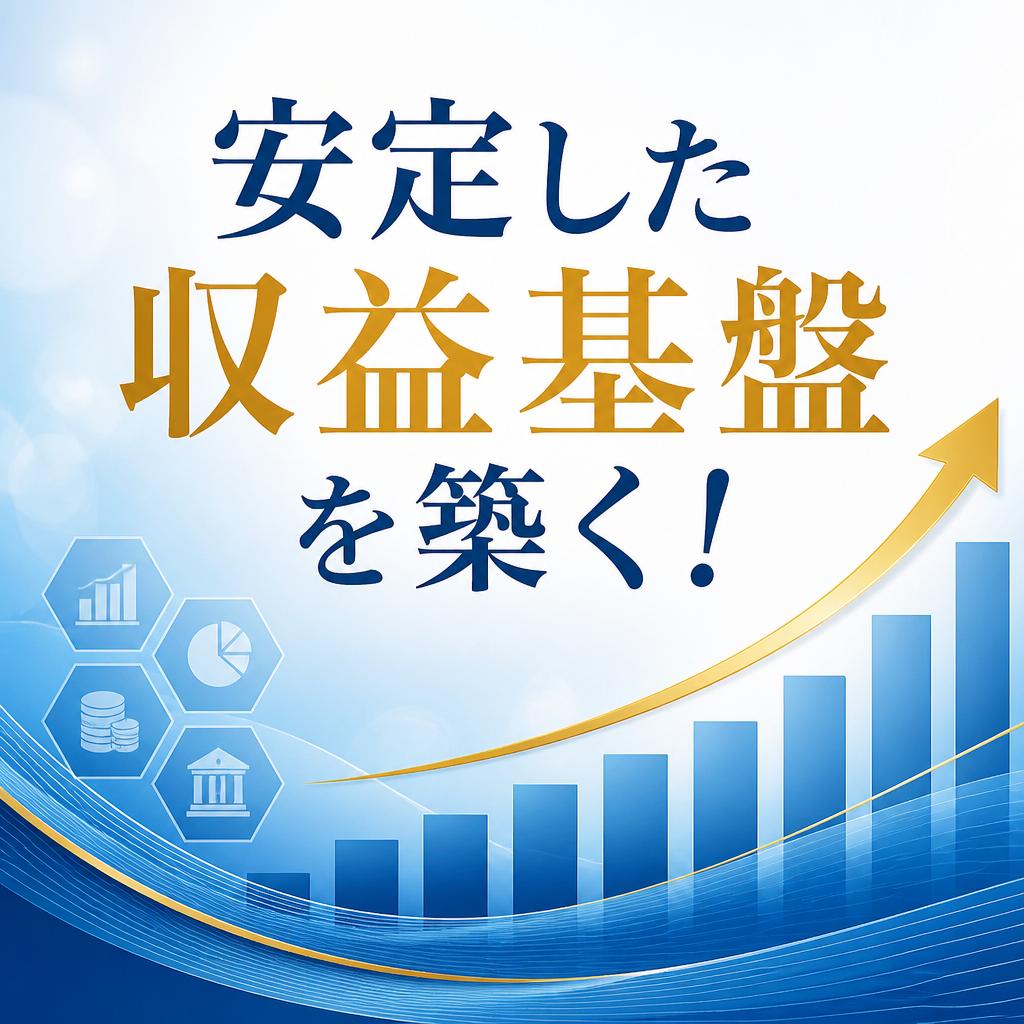 安定した収益基盤を築く！