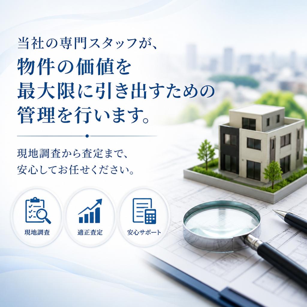 不動産管理のプロが提供する安心