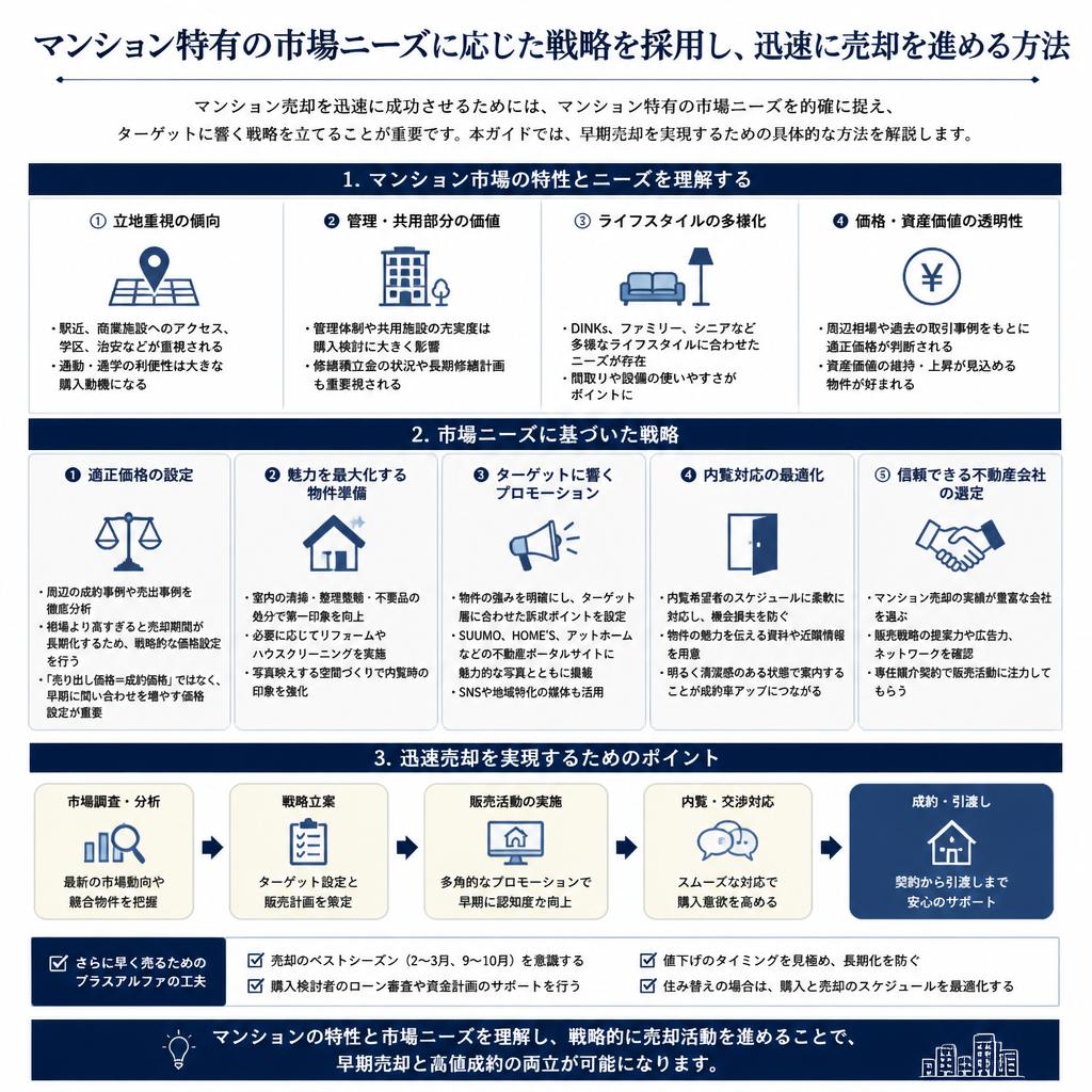 マンション売却に特化したアプローチ