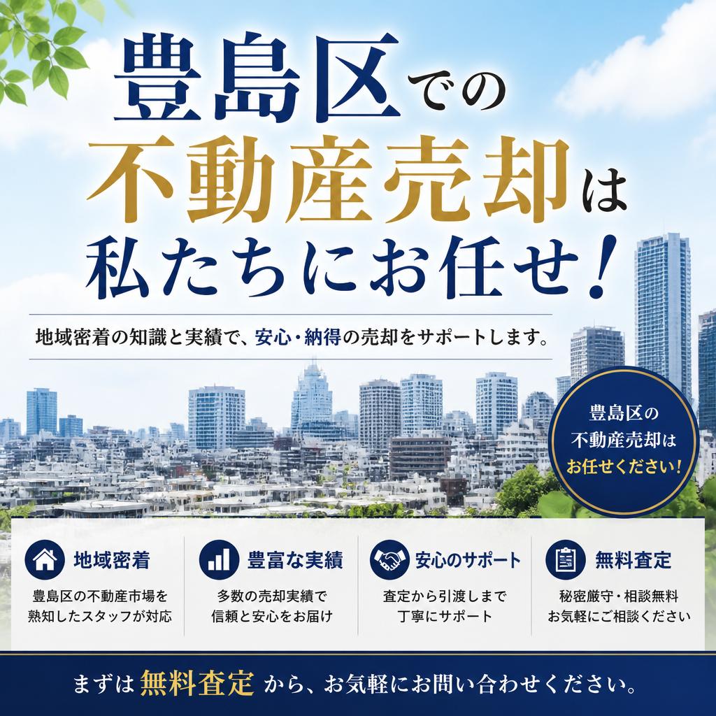 豊島区での不動産売却は私たちにお任せ！