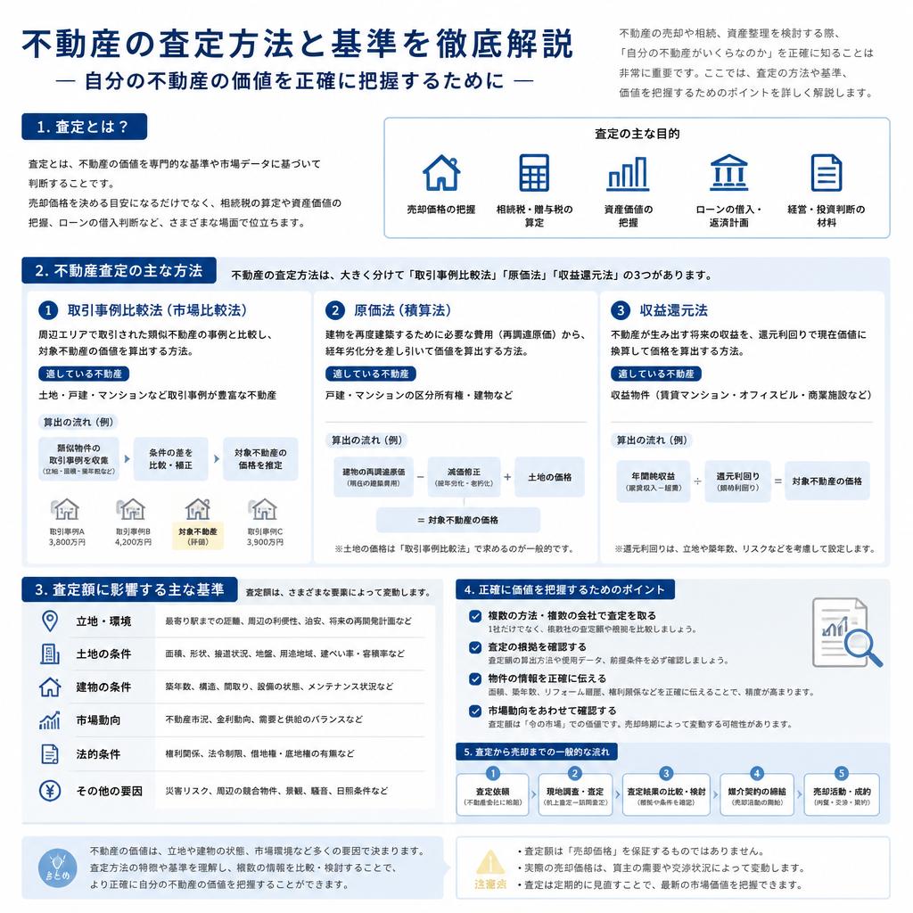住宅や土地の査定について