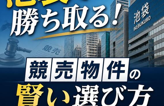 【宅地建物取引士事務所】池袋で勝ち取る！競売物件の賢い選び方