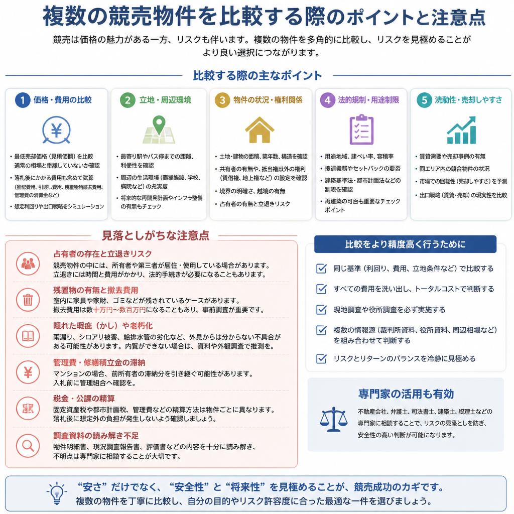 物件比較のポイント