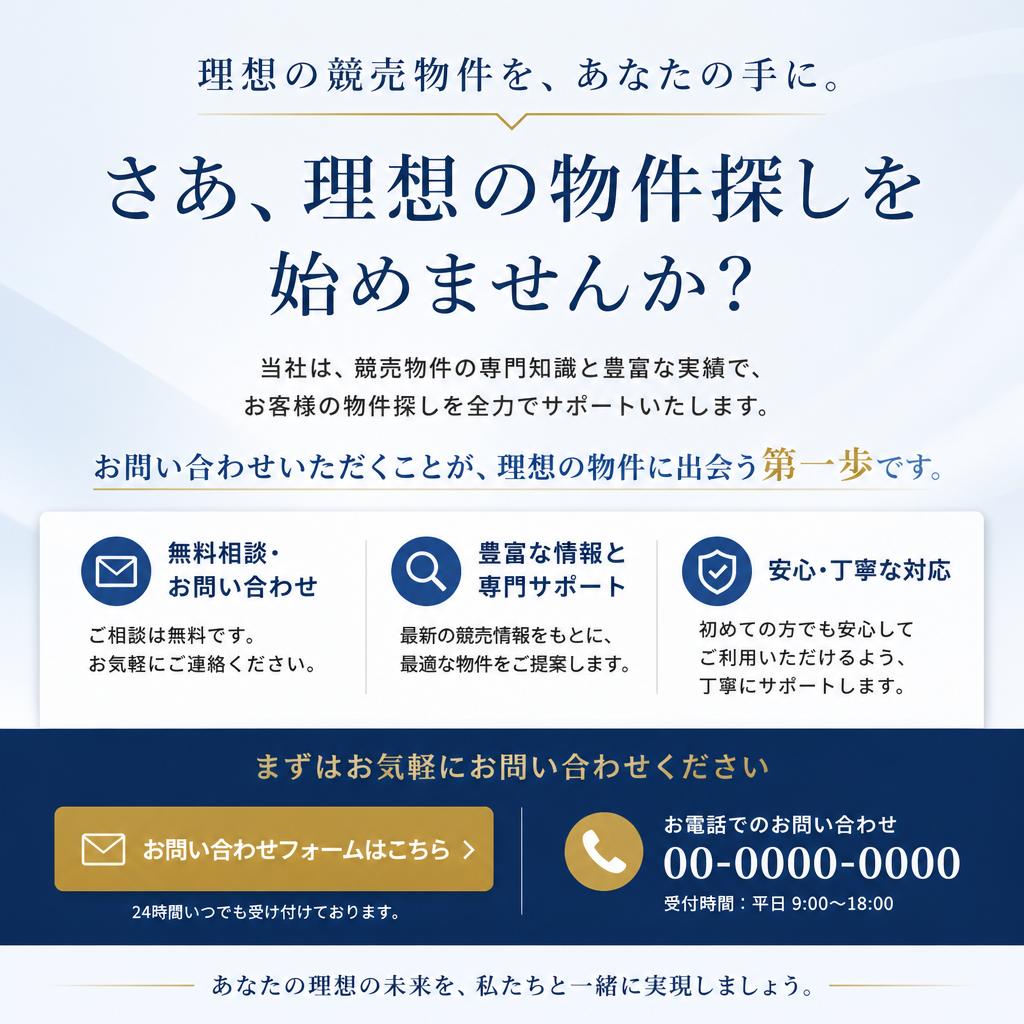 今すぐ相談を！あなたの理想の物件を見つけるために