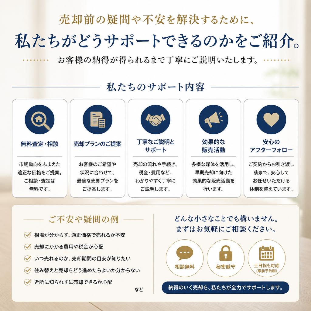 7. 売却を決断する前に