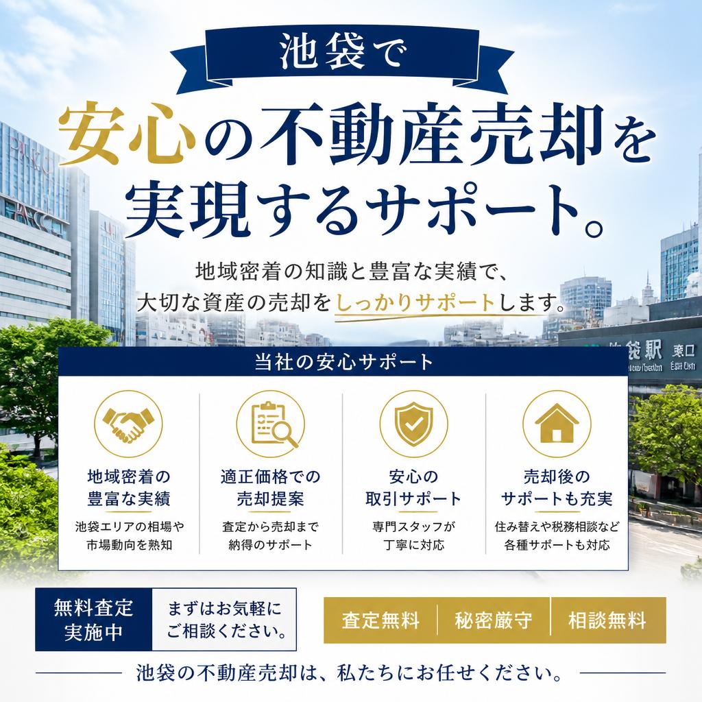 池袋で安心の不動産売却を実現するサポート。