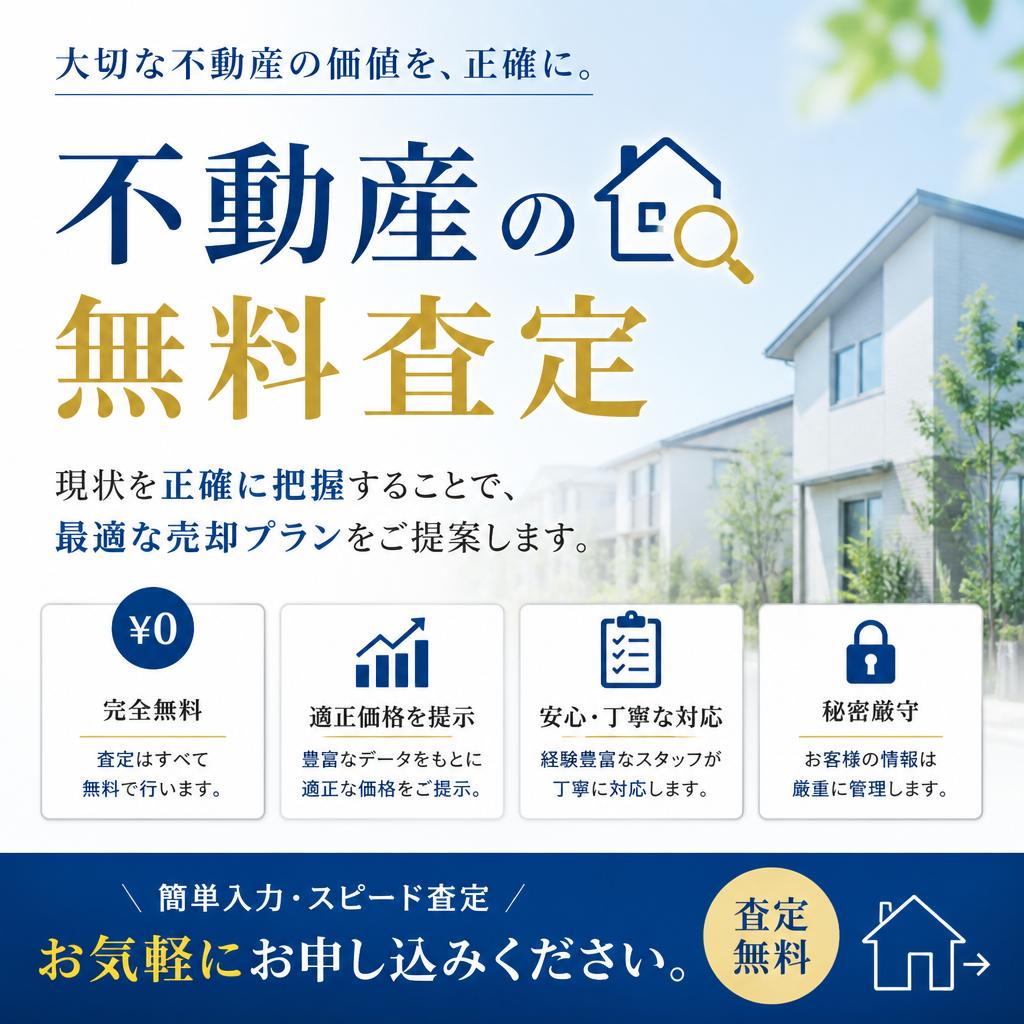 無料査定サービスのご案内