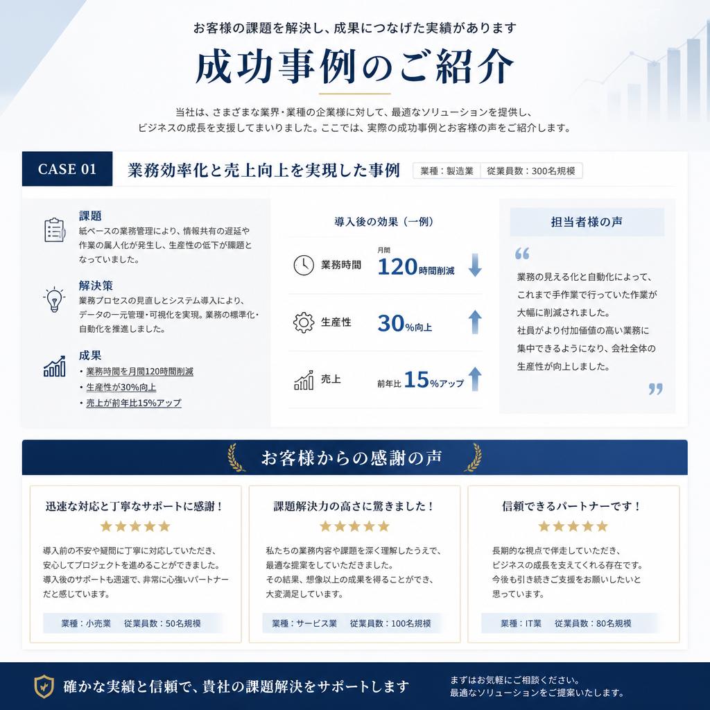 成功事例の紹介
