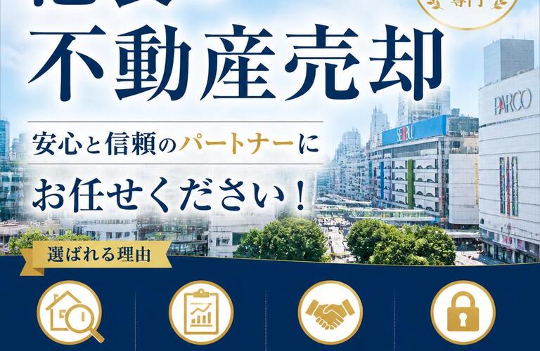 【宅地建物取引士事務所】池袋の不動産売却、安心と信頼のパートナーにお任せください！