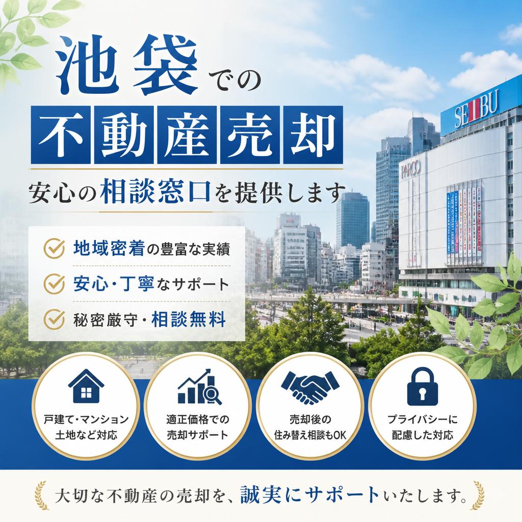 池袋での不動産売却、安心の相談窓口を提供します