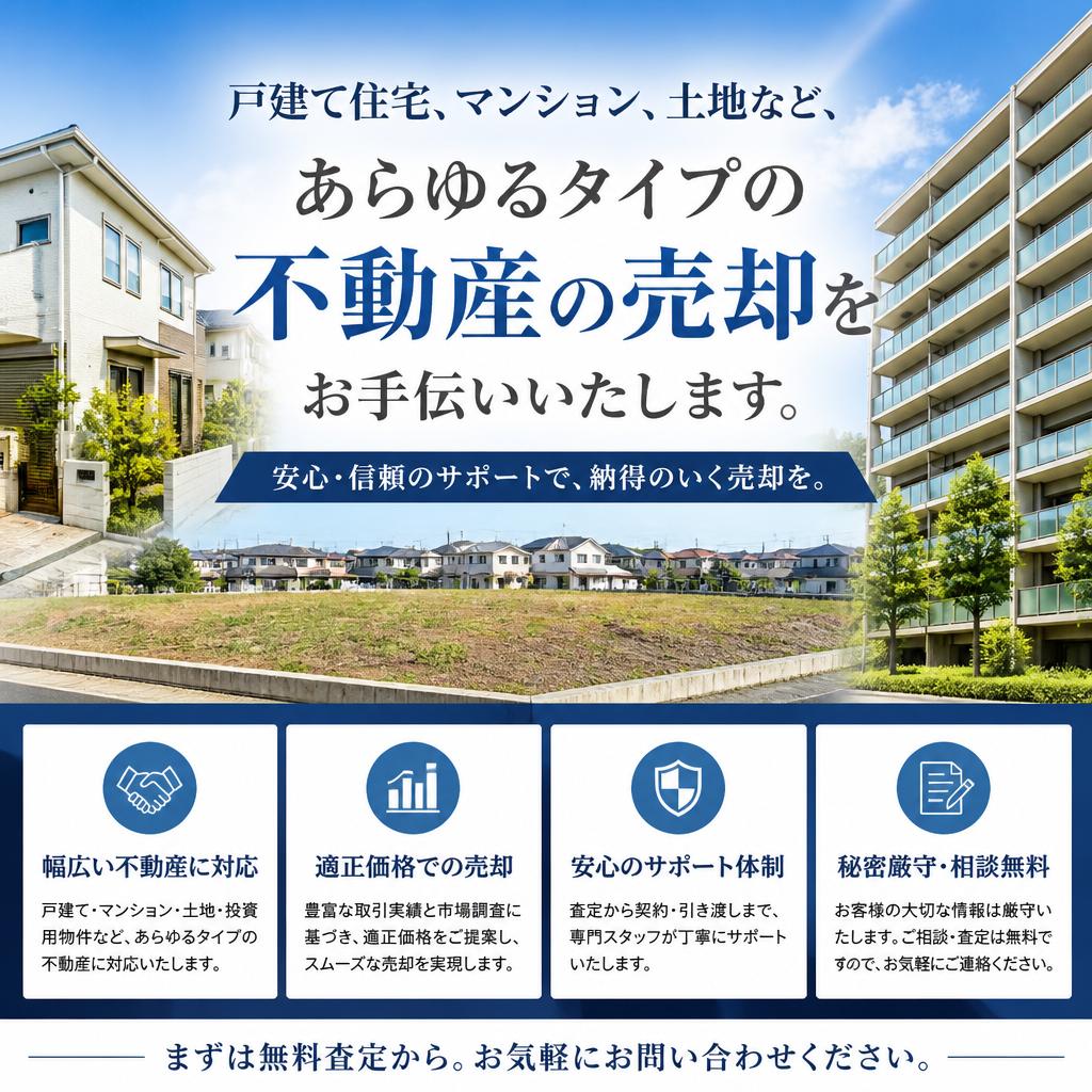 多種多様な物件に対応