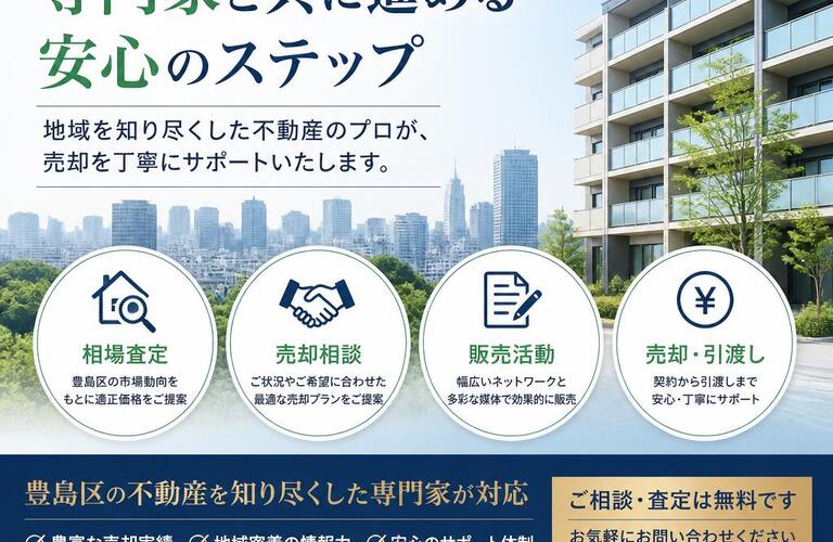 【宅地建物取引士事務所】豊島区のマンション売却、専門家と共に進める安心のステップ