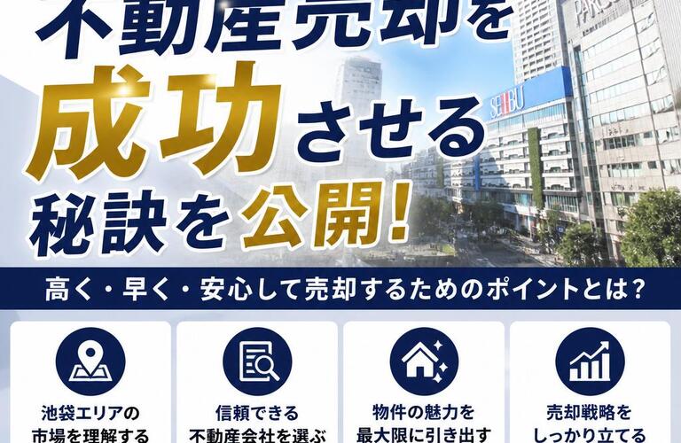 【宅地建物取引士事務所】池袋エリアでの不動産売却を成功させる秘訣を公開！