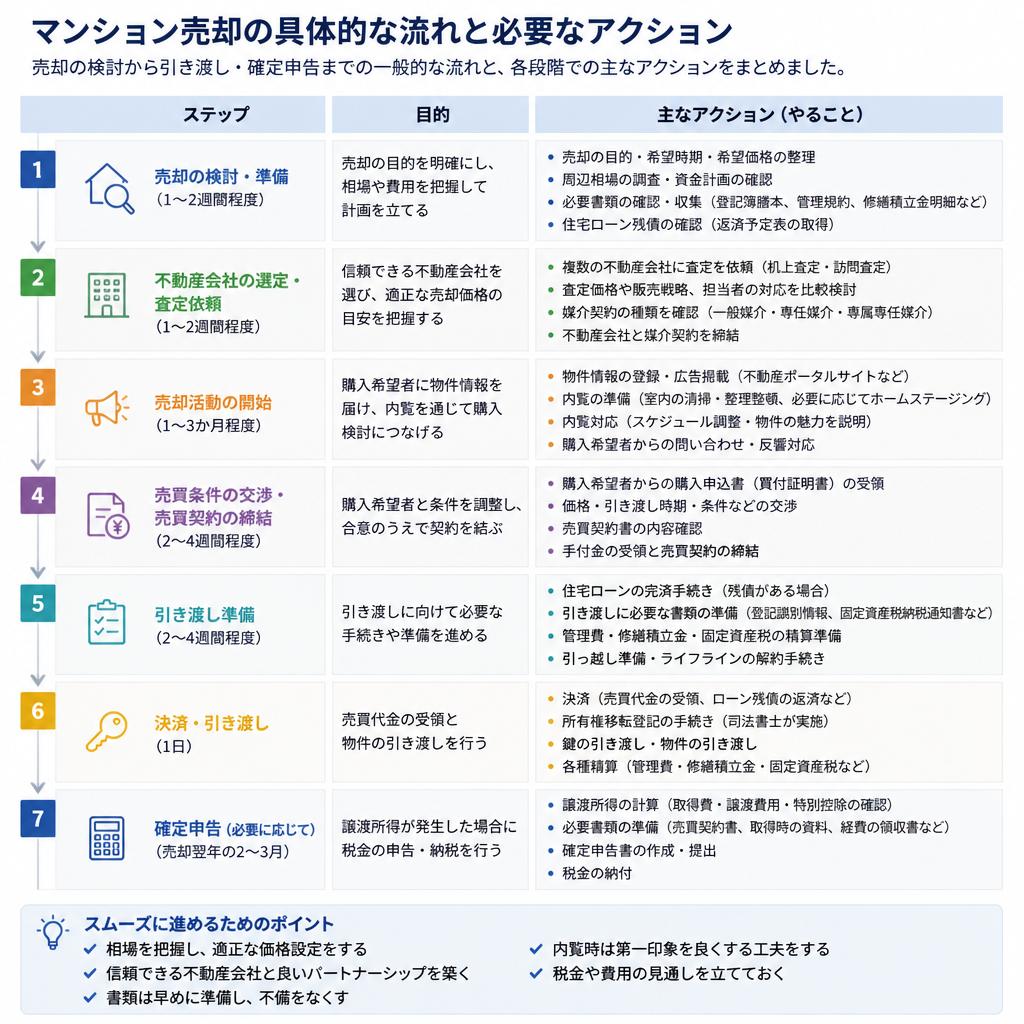 5. 売却手続きの流れ