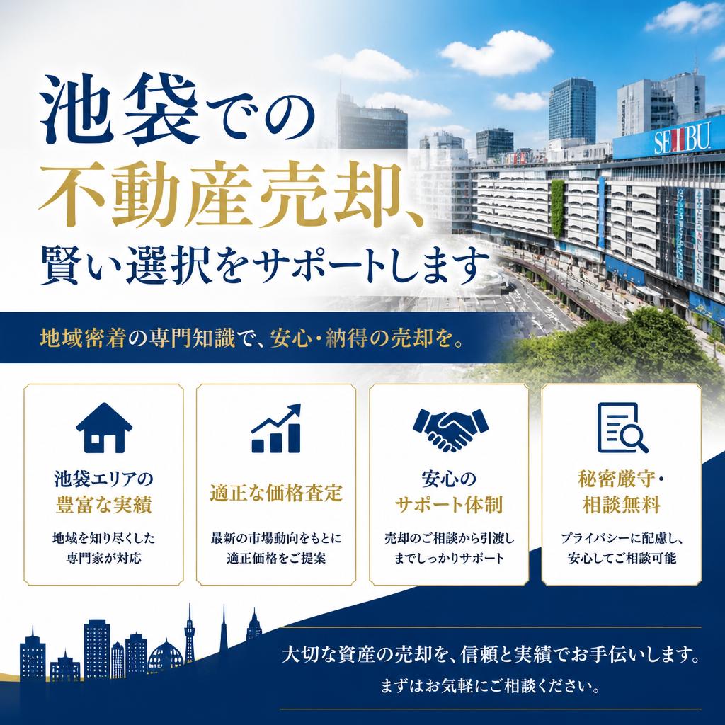 池袋での不動産売却、賢い選択をサポートします
