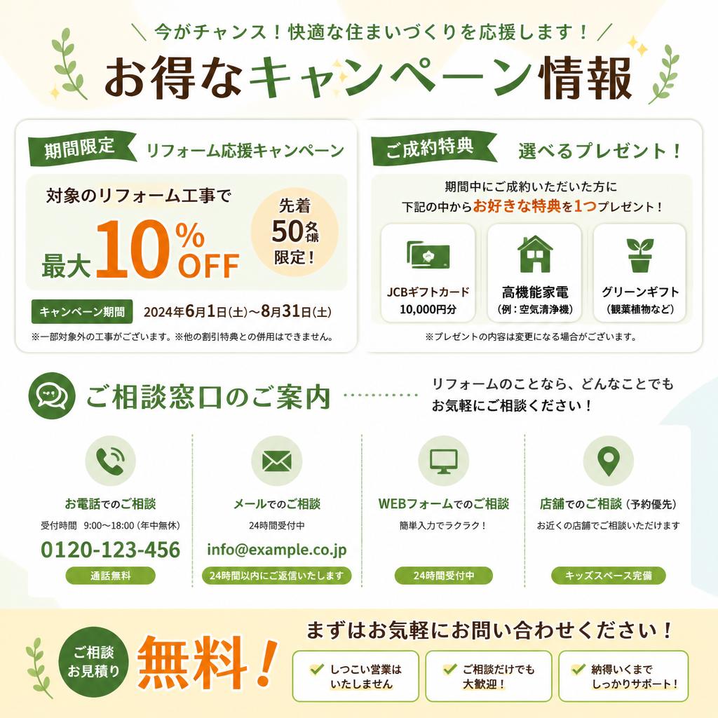 今すぐお問い合わせを！