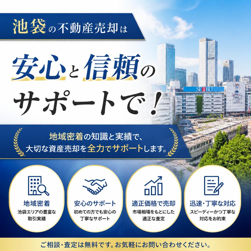 池袋の不動産売却は安心と信頼のサポートで！