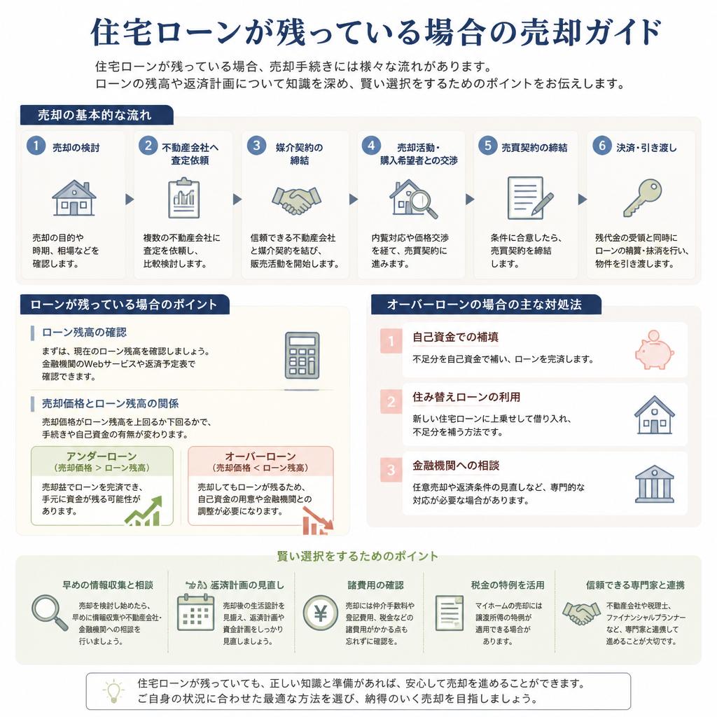 売却前に知っておくべき住宅ローンの情報