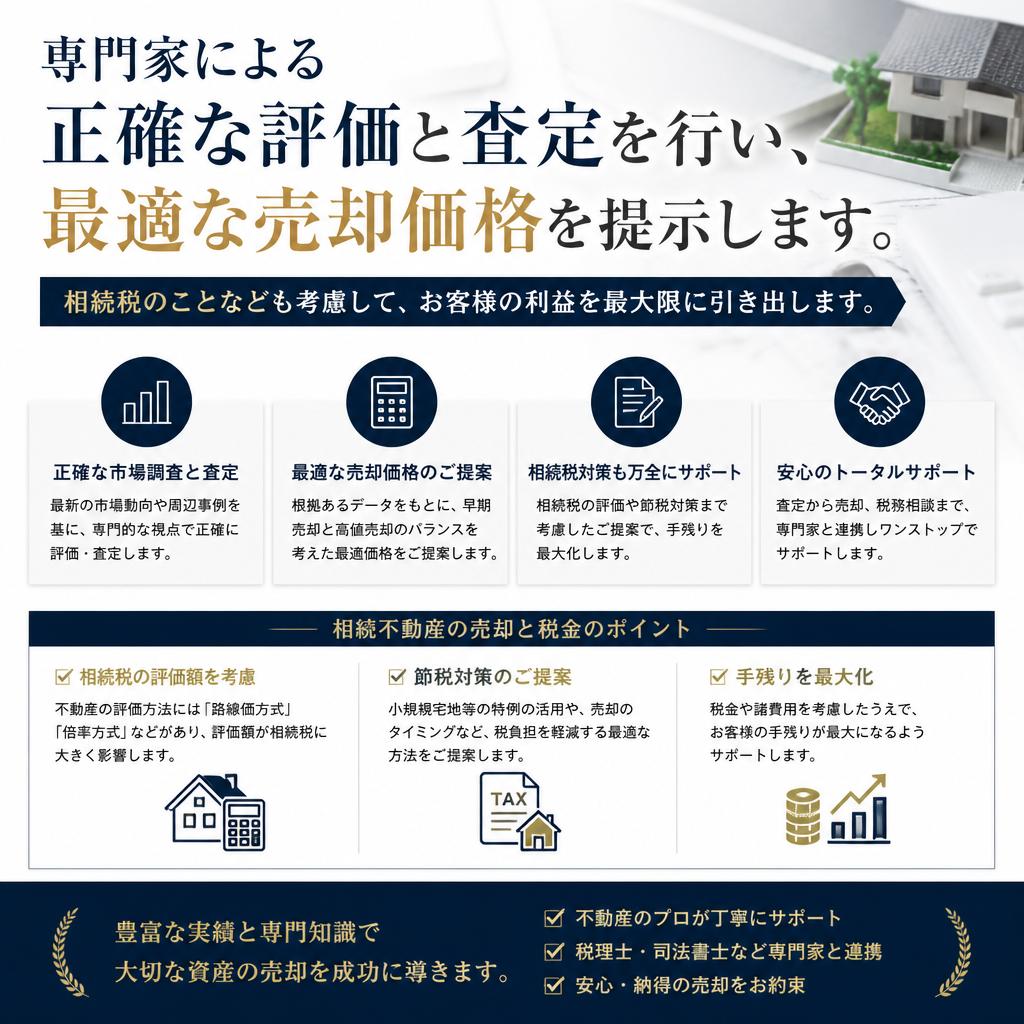 相続した土地の評価と査定
