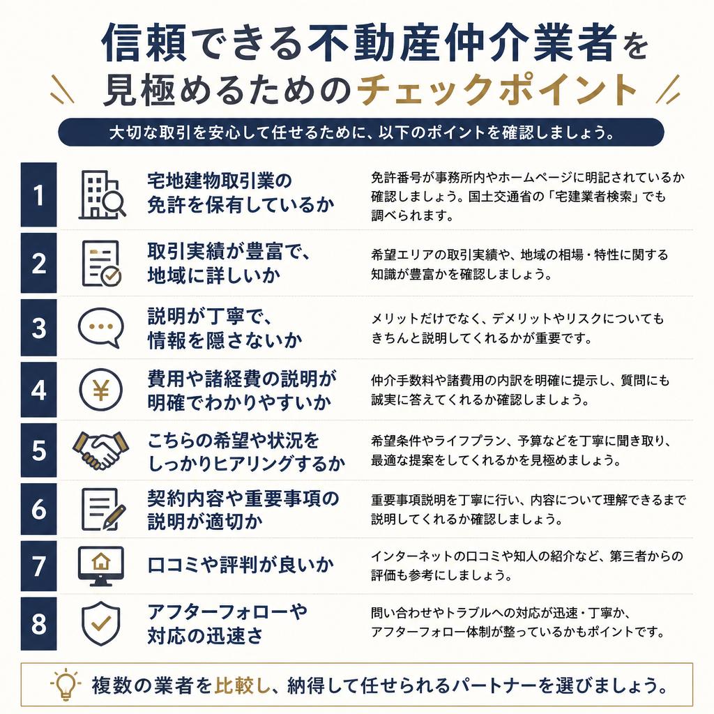 5. 不動産仲介の選び方