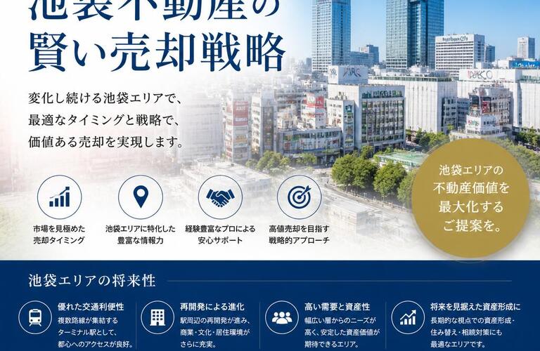 【宅地建物取引士事務所】未来を見据えた池袋不動産の賢い売却戦略