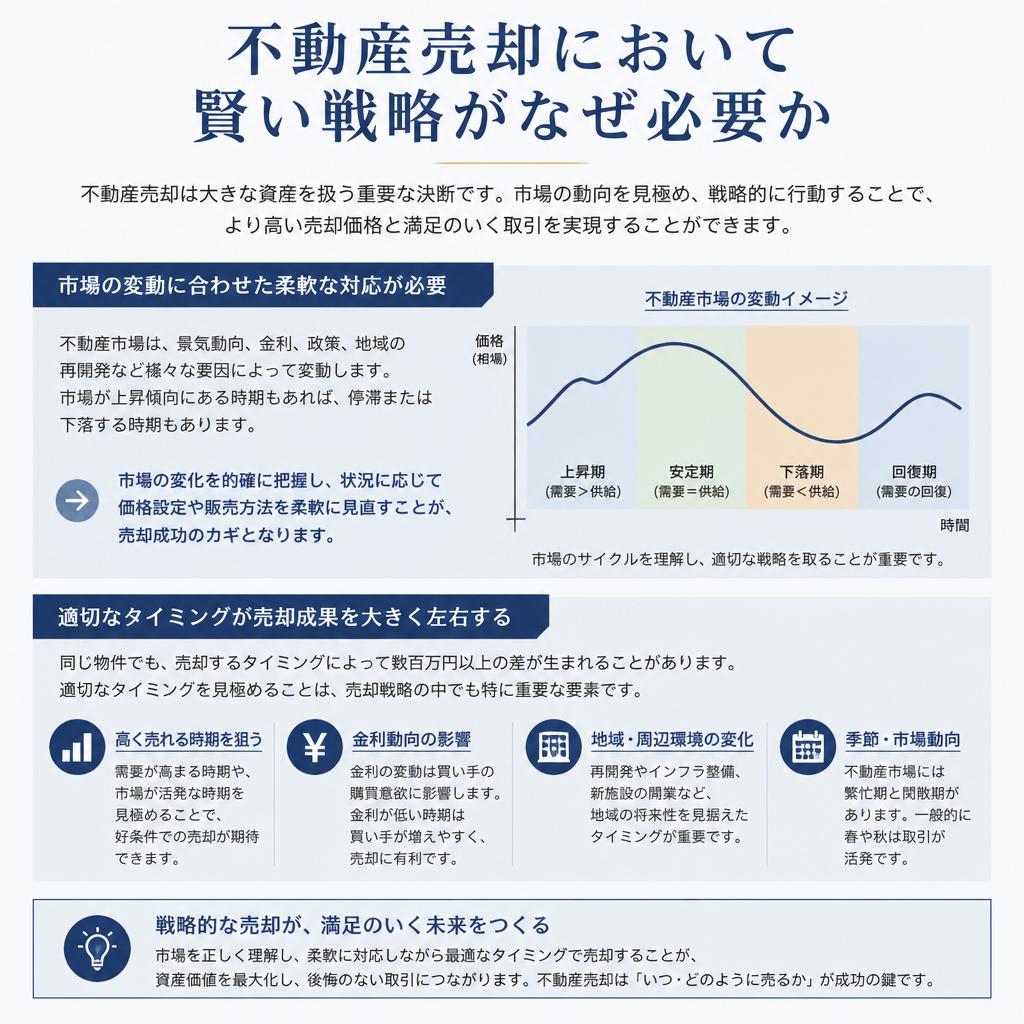 賢い売却戦略の必要性
