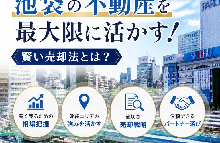 【宅地建物取引士事務所】あなたの池袋の不動産を最大限に活かす！賢い売却法とは？