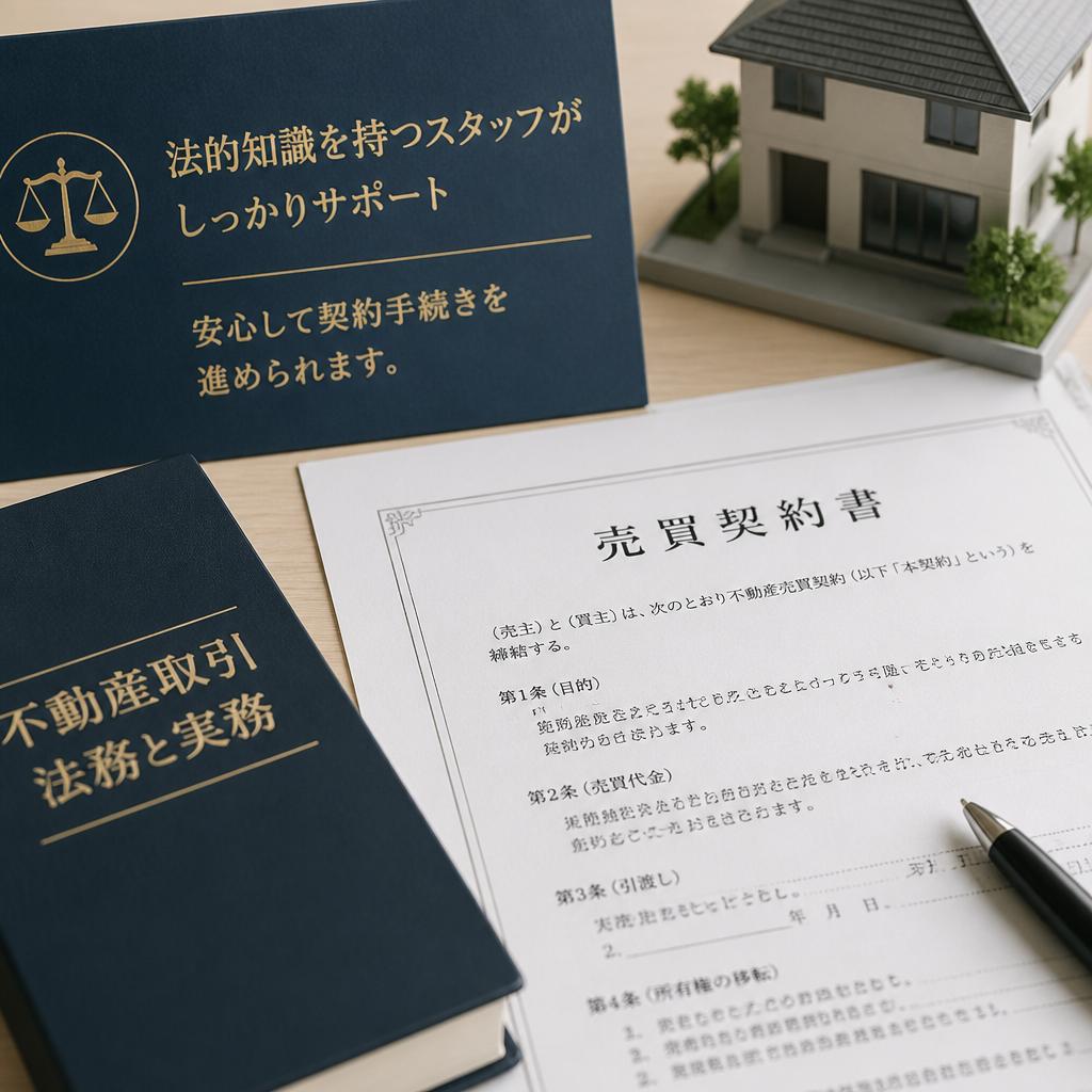 安心の売買契約サポート