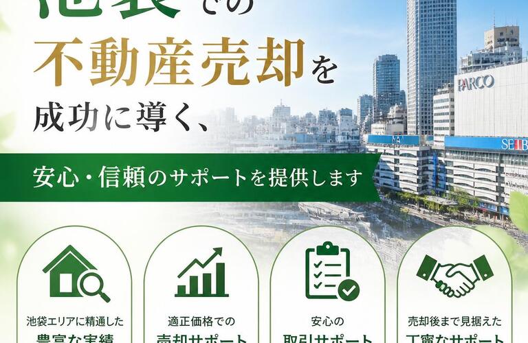 【宅地建物取引士事務所】池袋での不動産売却を成功に導く、安心・信頼のサポートを提供します
