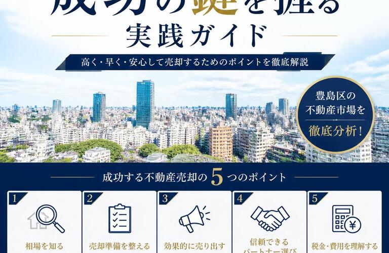 【宅地建物取引士事務所】豊島区の不動産売却、成功の鍵を握る実践ガイド