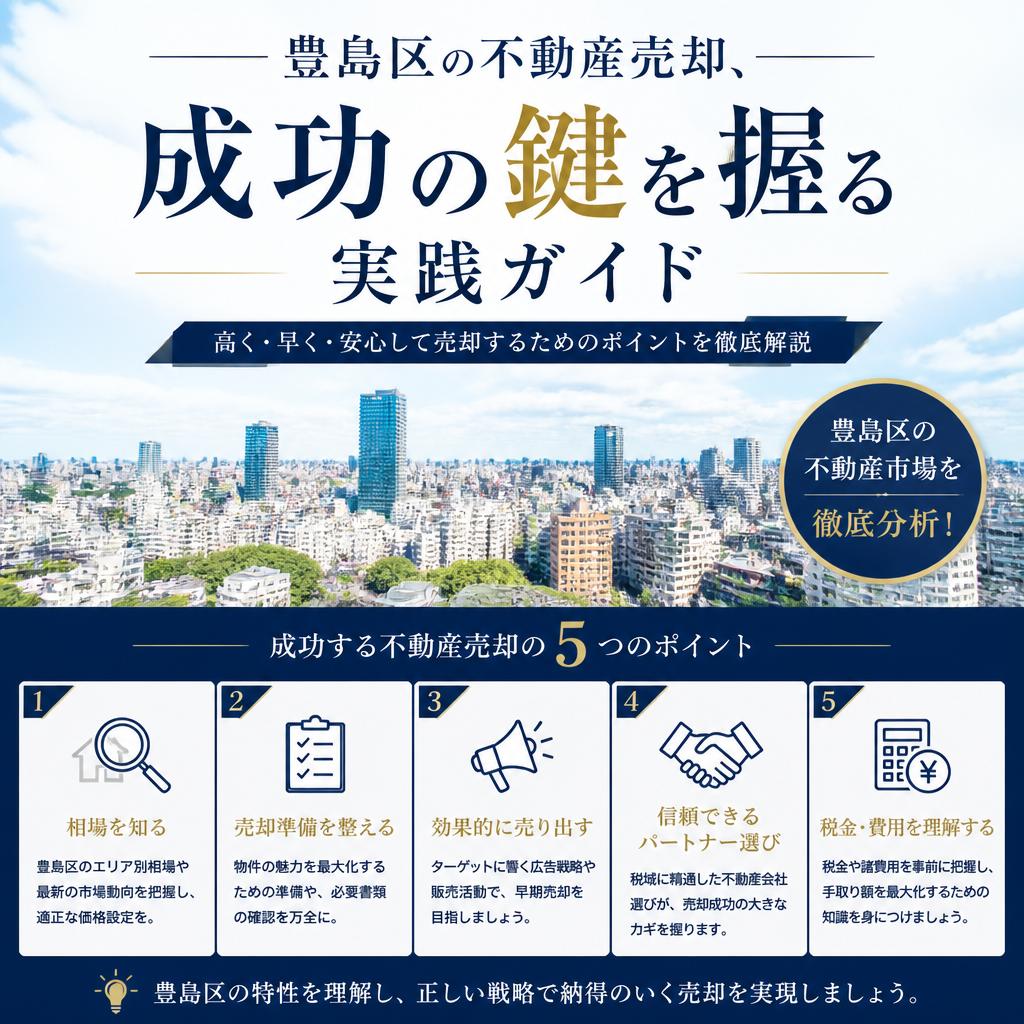 豊島区の不動産売却、成功の鍵を握る実践ガイド