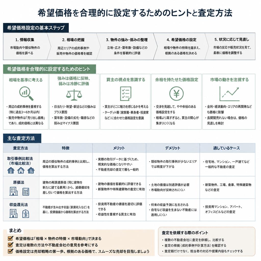 5. 希望価格の設定
