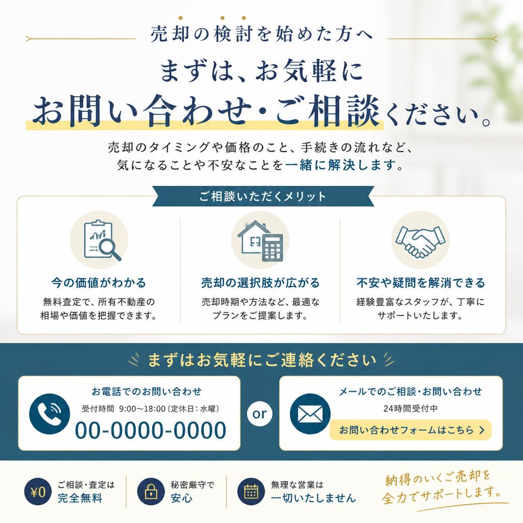 7. お問い合わせ・相談のススメ