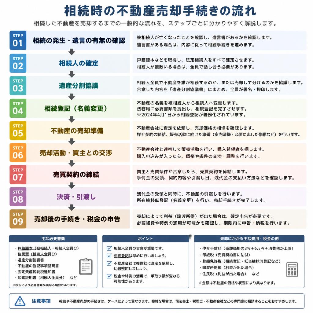 不動産売却の流れ