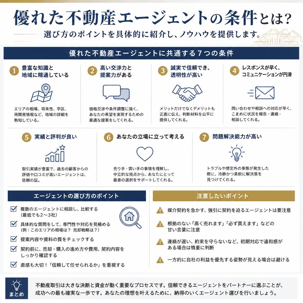 信頼できる不動産エージェントの選び方