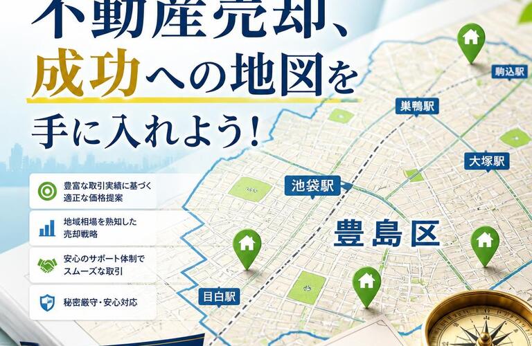 【宅地建物取引士事務所】「豊島区での不動産売却、成功への地図を手に入れよう！」