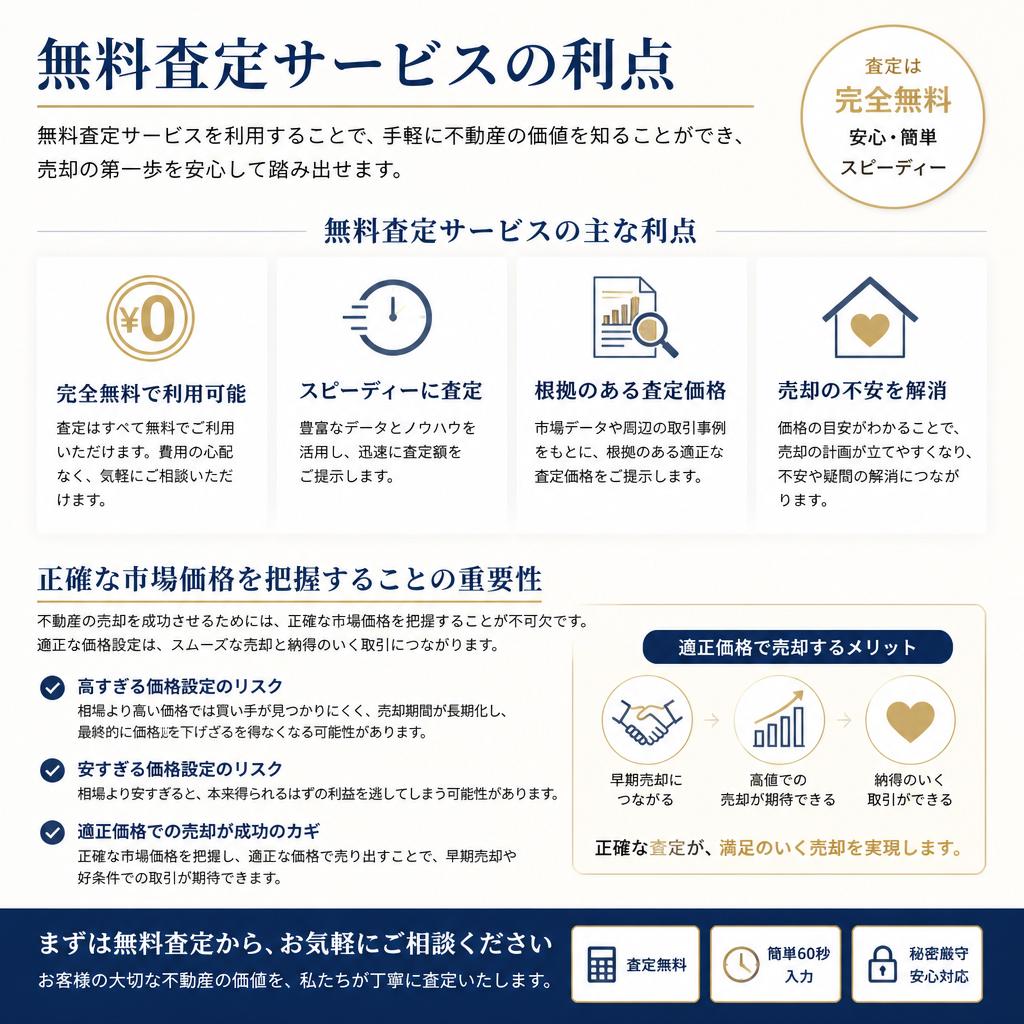 無料査定で最適な売却価格を見つける