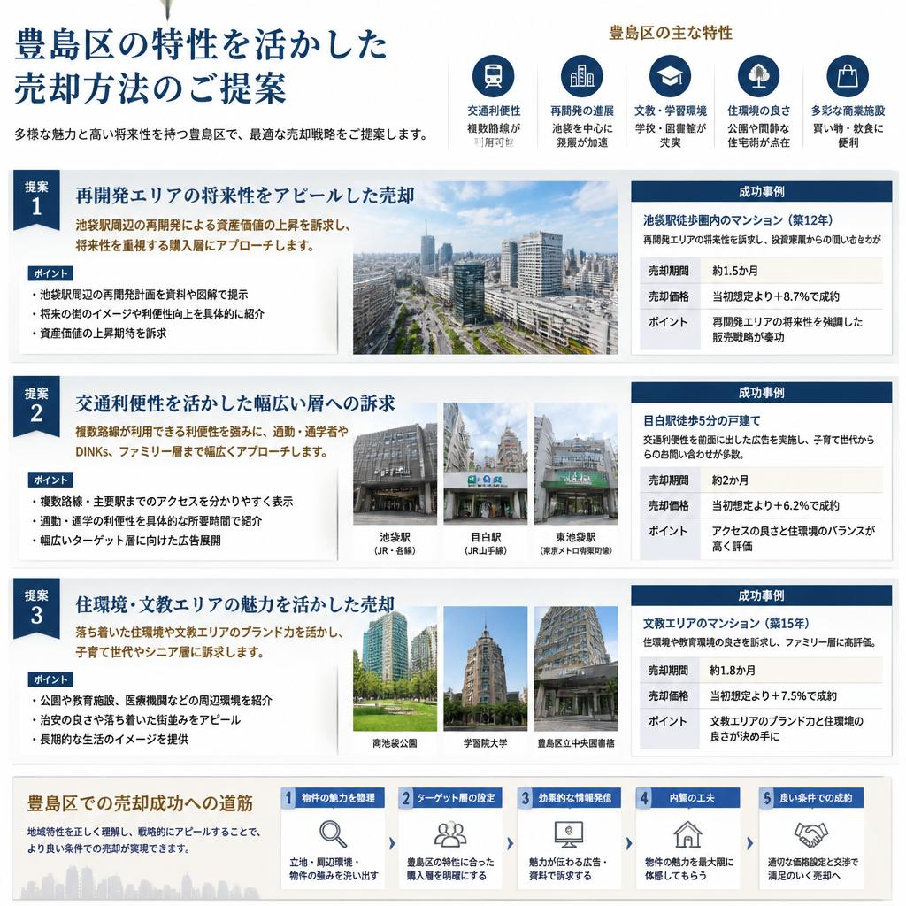 豊島区特有の売却方法と成功事例