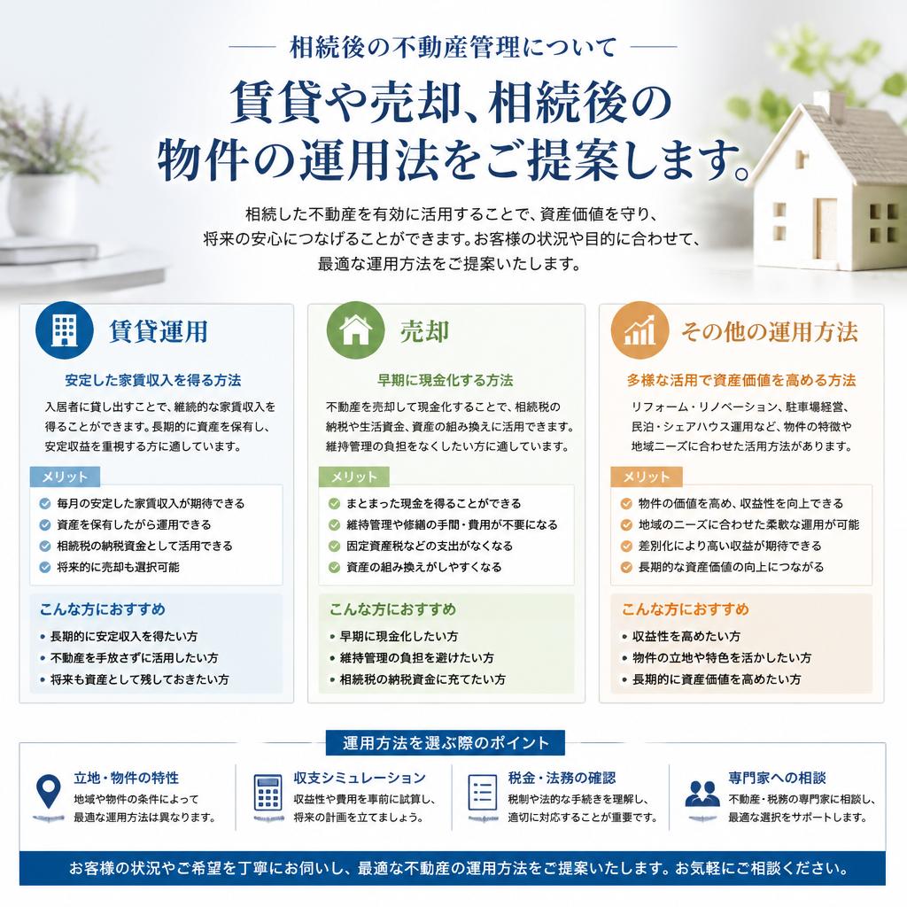 不動産管理のポイント