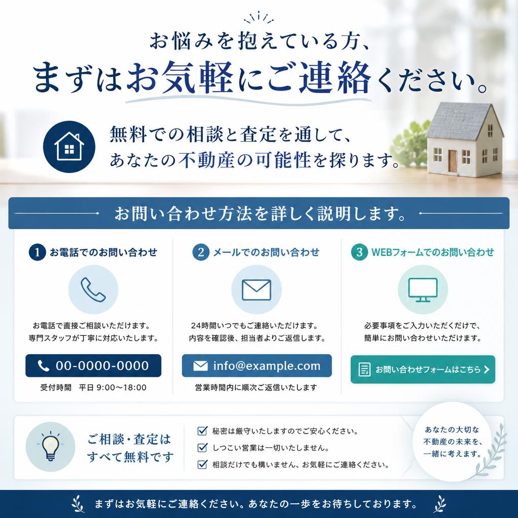 今すぐ相談！お見積りは無料！