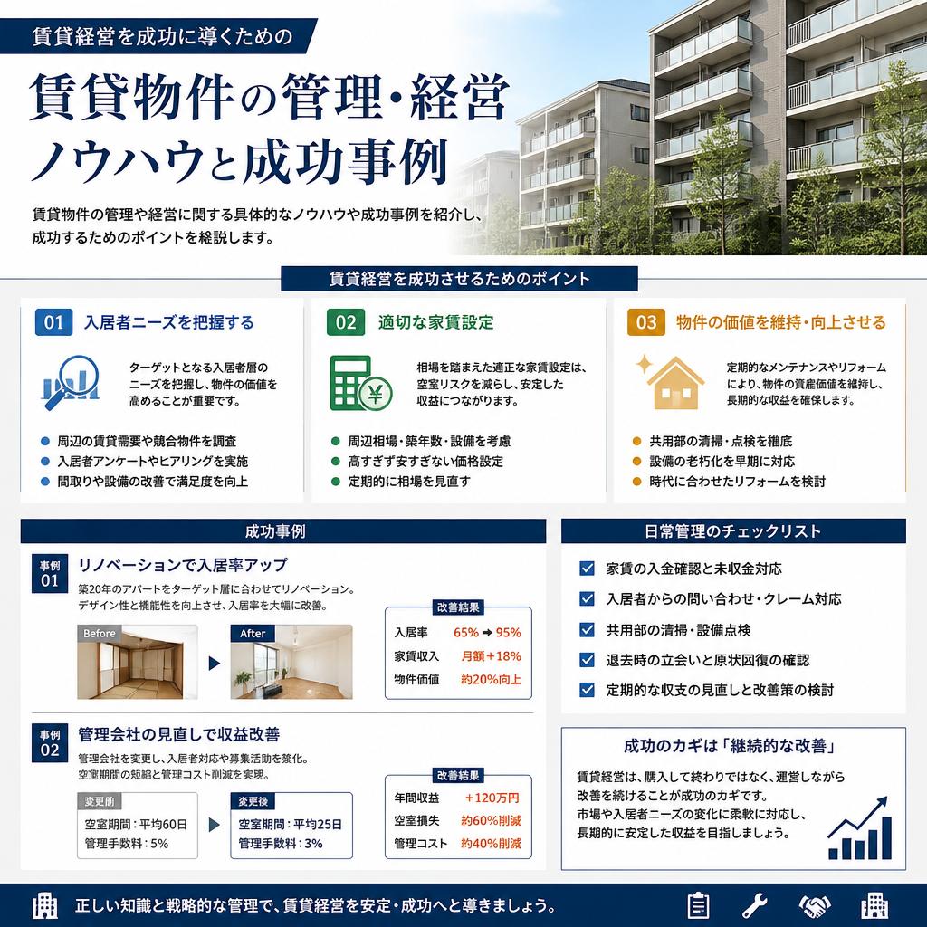 賃貸経営のノウハウ